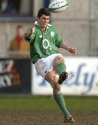 3 April 2004; Rob Kearney, Ireland. O2 Schools Rugby International, Ireland v Wales, Donnybrook, Dublin. Picture credit; Brendan Moran / SPORTSFILE *EDI*