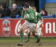 3 April 2004; David Pollock, Ireland. O2 Schools Rugby International, Ireland v Wales, Donnybrook, Dublin. Picture credit; Brendan Moran / SPORTSFILE *EDI*