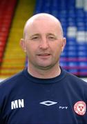 7 April 2004; Mick Neville, 1st team coach, Shelbourne. Tolka Park, Dublin. Picture credit; David Maher / SPORTSFILE *EDI*