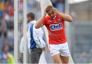 27 July 2013; Ciaran Sheehan, Cork, reacts to a missed chance. GAA Football All-Ireland Senior Championship, Round 4, Cork v Galway, Croke Park, Dublin. Picture credit: Stephen McCarthy / SPORTSFILE