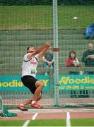 28 July 2013; Conor McCullough, Crusaders A.C., Co. Dublin, on his way to winning the Men's Hammer event at the Woodie’s DIY National Senior Track and Field Championships. Morton Stadium, Santry, Co. Dublin. Picture credit: Tomas Greally / SPORTSFILE