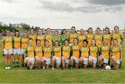 27 July 2013; The Donegal squad. TG4 All-Ireland Ladies Senior Football Championship, Round 1, Qualifier, Donegal v Westmeath, Pairc Sean Mac Diarmada, Carrick-on-Shannon, Co. Leitrim. Picture credit: Oliver McVeigh / SPORTSFILE