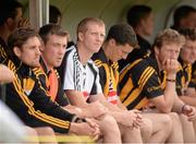 28 July 2013; Kilkenny's Henry Shefflin watches on from the substitutes bench during the second half after being sent off. GAA Hurling All-Ireland Senior Championship, Quarter-Final, Cork v Kilkenny, Semple Stadium, Thurles, Co. Tipperary. Picture credit: Stephen McCarthy / SPORTSFILE
