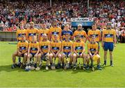 28 July 2013; The Clare team. GAA Hurling All-Ireland Senior Championship, Quarter-Final, Galway v Clare, Semple Stadium, Thurles, Co. Tipperary. Picture credit: Stephen McCarthy / SPORTSFILE