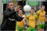 27 July 2013; Jim McGuinness, Donegal manager. GAA Football All-Ireland Senior Championship, Round 4, Donegal v Laois, Pairc Sean Mac Diarmada, Carrick-on-Shannon, Co. Leitrim. Picture credit: Oliver McVeigh / SPORTSFILE