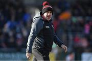 6 February 2022; Tyrone joint manager Feargal Logan during the Allianz Football League Division 1 match between Armagh and Tyrone at the Athletic Grounds in Armagh. Photo by Brendan Moran/Sportsfile