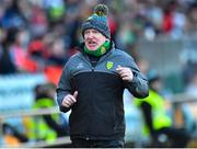 6 February 2022; Donegal manager Declan Bonner during the Allianz Football League Division 1 match between Donegal and Kildare at MacCumhaill Park in Ballybofey, Donegal. Photo by Oliver McVeigh/Sportsfile