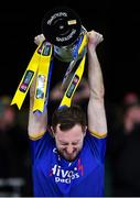 6 February 2022; Steelstown captain Neil Forester lifts the Kieran O'Sullivan cup after his side's victory in the AIB GAA Football All-Ireland Intermediate Club Championship Final match between Trim, Meath, and Steelstown Brian Óg's, Derry, at Croke Park in Dublin. Photo by Piaras Ó Mídheach/Sportsfile