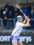 6 February 2022; Stephen Bennett of Waterford shoots to score his side's second goal, a penalty, during the Allianz Hurling League Division 1 Group B match between Dublin and Waterford at Parnell Park in Dublin. Photo by Stephen McCarthy/Sportsfile