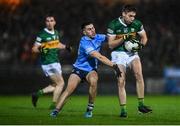 5 February 2022; Adrian Spillane of Kerry in action against Lorcan O'Dell of Dublin during the Allianz Football League Division 1 match between Kerry and Dublin at Austin Stack Park in Tralee, Kerry. Photo by Stephen McCarthy/Sportsfile