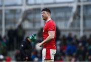 5 February 2022; Will Rowlands of Wales during the Guinness Six Nations Rugby Championship match between Ireland and Wales at the Aviva Stadium in Dublin. Photo by David Fitzgerald/Sportsfile