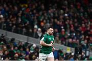 5 February 2022; Cian Healy of Ireland runs on as a substitute during the Guinness Six Nations Rugby Championship match between Ireland and Wales at the Aviva Stadium in Dublin. Photo by David Fitzgerald/Sportsfile