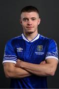 4 February 2022; Niall O'Keeffe during a Waterford FC squad portrait session at the RSC in Waterford. Photo by Stephen McCarthy/Sportsfile