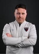 4 February 2022; Manager Ian Ryan during a Wexford FC squad portrait session at Burrin Celtic in Ballon, Carlow. Photo by Stephen McCarthy/Sportsfile