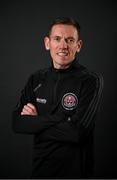 4 February 2022; Equipment manager Colin O'Connor during a Bohemians squad portrait session at DCU Sports Campus in Dublin. Photo by Seb Daly/Sportsfile