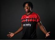 4 February 2022; Promise Omochere during a Bohemians squad portrait session at DCU Sports Campus in Dublin. Photo by Seb Daly/Sportsfile