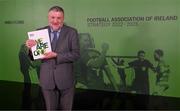 7 February 2022; FAI vice president Paul Cooke during the official launch of the FAI Strategy 2022-2025 at HBV Studios in Dublin. Photo by Stephen McCarthy/Sportsfile