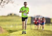 6 February 2022; Timmy Kane of Drumshambo VS competing in the senior boys event during the Irish Life Health Connacht Schools Cross Country at Bushfield in Loughrea, Galway. Photo by Ben McShane/Sportsfile