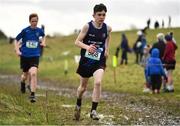 6 February 2022; John Paul Flannagan of Summerhill College Sligo competing in the junior boys event during the Irish Life Health Connacht Schools Cross Country at Bushfield in Loughrea, Galway. Photo by Ben McShane/Sportsfile