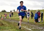 6 February 2022; Matthew Steele of St Jarlaths College Tuam competing in the junior boys event during the Irish Life Health Connacht Schools Cross Country at Bushfield in Loughrea, Galway. Photo by Ben McShane/Sportsfile