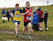 6 February 2022; Darragh Reynolds of St Josephs Foxford competing in the junior boys event during the Irish Life Health Connacht Schools Cross Country at Bushfield in Loughrea, Galway. Photo by Ben McShane/Sportsfile