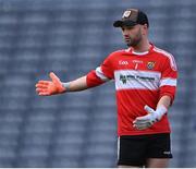 6 February 2022; Kilmeena goalkeeper Paul Groden during the AIB GAA Football All-Ireland Junior Club Championship Final match between Gneeveguilla, Kerry, and Kilmeena, Mayo, at Croke Park in Dublin. Photo by Piaras Ó Mídheach/Sportsfile