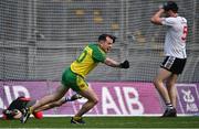 6 February 2022; Padraig Doyle of Gneeveguilla celebrates scoring his side's first goal, an equaliser in injury-time of the second half to send the game to extra-time, the AIB GAA Football All-Ireland Junior Club Championship Final match between Gneeveguilla, Kerry, and Kilmeena, Mayo, at Croke Park in Dublin. Photo by Piaras Ó Mídheach/Sportsfile