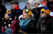 6 February 2022; Steelstown supporters during the AIB GAA Football All-Ireland Intermediate Club Championship Final match between Trim, Meath, and Steelstown Brian Óg's, Derry, at Croke Park in Dublin. Photo by Piaras Ó Mídheach/Sportsfile
