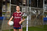 8 February 2022; In attendance at the Lidl Regional Distribution Centre in Newbridge, Kildare, to mark the launch of the 2022 Lidl Ladies National Football Leagues  is Nicola Ward of Galway. Lidl Ireland have also confirmed a four-year extension of their partnership with the LGFA, which will see Lidl Ireland remain as the LGFA’s official retail partner and National League sponsor until the end of 2025. The extension will ensure a decade of #SeriousSupport, with Lidl pledging to invest an additional €5 million over the next four years that will bring the total investment to €10 million over 10 years of sponsorship.  Photo by Brendan Moran/Sportsfile