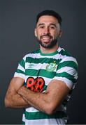 5 February 2022; Roberto Lopes during a Shamrock Rovers squad portrait session at Tallaght Stadium in Dublin. Photo by Seb Daly/Sportsfile