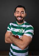 5 February 2022; Richie Towell during a Shamrock Rovers squad portrait session at Tallaght Stadium in Dublin. Photo by Seb Daly/Sportsfile