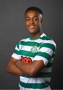 5 February 2022; Aidomo Emakhu during a Shamrock Rovers squad portrait session at Tallaght Stadium in Dublin. Photo by Seb Daly/Sportsfile