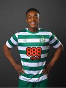 5 February 2022; Aidomo Emakhu during a Shamrock Rovers squad portrait session at Tallaght Stadium in Dublin. Photo by Seb Daly/Sportsfile