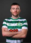 5 February 2022; Jack Byrne during a Shamrock Rovers squad portrait session at Tallaght Stadium in Dublin. Photo by Seb Daly/Sportsfile