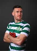 5 February 2022; Aaron Greene during a Shamrock Rovers squad portrait session at Tallaght Stadium in Dublin. Photo by Seb Daly/Sportsfile