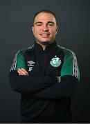 5 February 2022; Goalkeeping coach Jose Ferrer during a Shamrock Rovers squad portrait session at Tallaght Stadium in Dublin. Photo by Seb Daly/Sportsfile
