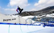 9 February 2022; Louis Philip Vito III of Italy during the Men's Snowboard Halfpipe Qualification event on day five of the Beijing 2022 Winter Olympic Games at Genting Snow Park in Zhangjiakou, China. Photo by Ramsey Cardy/Sportsfile