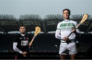 9 February 2022; Hurlers Stephen O’Keeffe of Ballygunner, Waterford, left, and Colin Fennelly of Ballyhale Shamrocks, pictured ahead of one of #TheToughest showdowns of the year, as the two sides go head-to-head in the AIB GAA Hurling All-Ireland Senior Club Championship Final this Saturday, February 12th at 3pm. The clash is part of a double header at Croke Park on Saturday, with the AIB GAA Football All-Ireland Senior Club Championship final also taking place at 5pm and sees Kilcoo, Down, and Kilmacud Crokes, Dublin, who will do battle for the AIB GAA Football All-Ireland Senior Club Championship crown. Both games will be broadcast live on TG4, while tickets are also available now on https://www.gaa.ie/tickets/. This year’s AIB Club Championships celebrate #TheToughest players in Gaelic Games - those who, despite adversity, don’t quit, who persevere no matter how tough it gets, because Tough Can’t Quit. Photo by Stephen McCarthy/Sportsfile