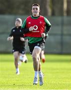 9 February 2022; James Hume during the Ireland rugby squad training at Carton House in Maynooth, Kildare. Photo by Brendan Moran/Sportsfile