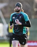 9 February 2022; Mack Hansen during the Ireland rugby squad training at Carton House in Maynooth, Kildare. Photo by Brendan Moran/Sportsfile