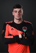 7 February 2022; Goalkeeper Jimmy Corcoran during a Cork City squad portrait session at Bishopstown Stadium in Cork. Photo by Seb Daly/Sportsfile