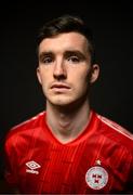 8 February 2022; Sean McSweeney during a Shelbourne FC squad portrait session at AUL Complex in Clonsaugh, Dublin. Photo by Stephen McCarthy/Sportsfile