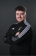 7 February 2022; Media officer Aaron Howey during a Cork City squad portrait session at Bishopstown Stadium in Cork. Photo by Seb Daly/Sportsfile