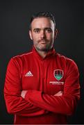 7 February 2022; Assistant manager Richie Holland during a Cork City squad portrait session at Bishopstown Stadium in Cork. Photo by Seb Daly/Sportsfile