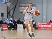 9 January 2022; Grace O'Brien of Waterford Wildcats during the Basketball Ireland Women's U20 semi-final match between Waterford Wildcats and DCU Mercy at Parochial Hall in Cork. Photo by Sam Barnes/Sportsfile