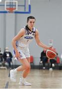 9 January 2022; Sarah Hickey of Waterford Wildcats during the Basketball Ireland Women's U20 semi-final match between Waterford Wildcats and DCU Mercy at Parochial Hall in Cork. Photo by Sam Barnes/Sportsfile