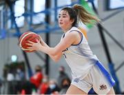 9 January 2022; Ardiana Shallei of Waterford Wildcats during the Basketball Ireland Women's U20 semi-final match between Waterford Wildcats and DCU Mercy at Parochial Hall in Cork. Photo by Sam Barnes/Sportsfile