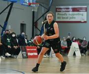 9 January 2022; Gillian Wheeler of Portlaoise Panthers during the Basketball Ireland Women's U20 semi-final match between Singleton Supervalu Brunell and Portlaoise Panthers at Parochial Hall in Cork. Photo by Sam Barnes/Sportsfile