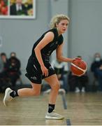 9 January 2022; Ciara Byrne of Portlaoise Panthers during the Basketball Ireland Women's U20 semi-final match between Singleton Supervalu Brunell and Portlaoise Panthers at Parochial Hall in Cork. Photo by Sam Barnes/Sportsfile