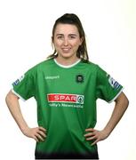 8 February 2022; Sadhbh Doyle during a Peamount United squad portrait session at PRL Park in Greenogue, Dublin. Photo by Stephen McCarthy/Sportsfile